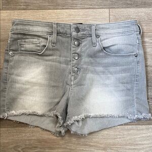 Gray Jean Shorts
